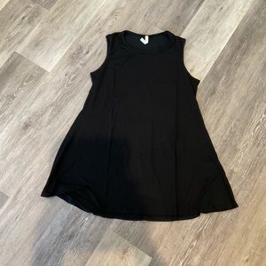 Black mini dress